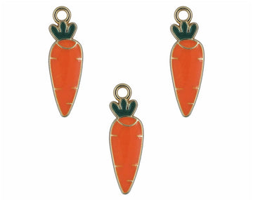 my store CHARMS CARROT ENAMEL PENDANT CHARMS - A