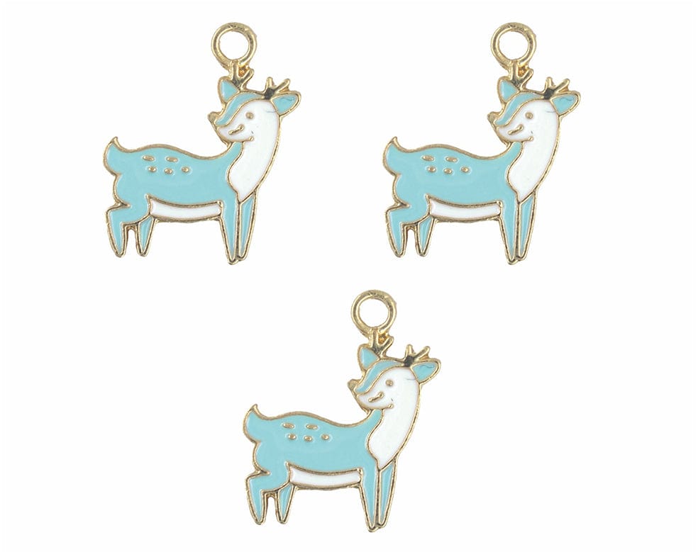 my store CHARMS DEER ENAMEL PENDANT CHARMS - B