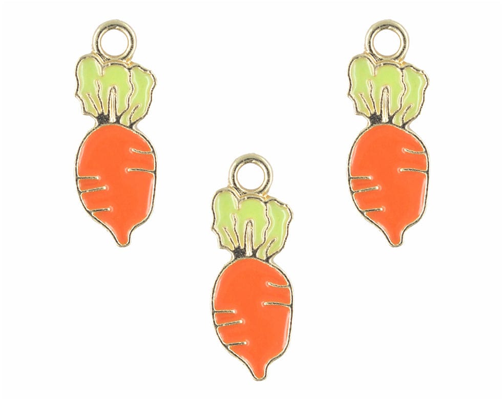 my store CHARMS CARROT ENAMEL PENDANT CHARMS - C