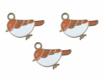 my store CHARMS BIRD ENAMEL PENDANT CHARMS - A