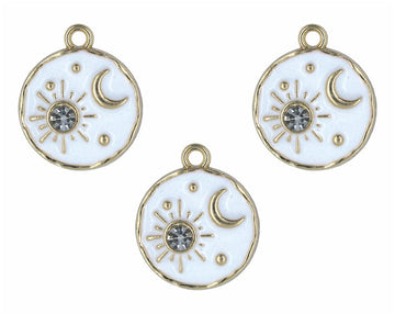 my store CHARMS SUN MOON ENAMEL PENDANT CHARMS