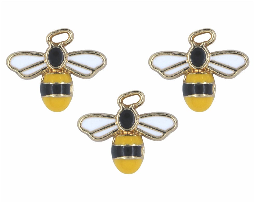 my store CHARMS BUMBLE BEE ENAMEL PENDANT CHARMS