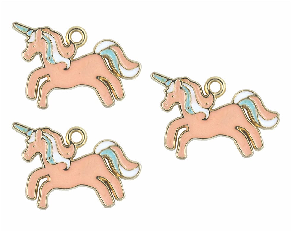 my store CHARMS UNICORN ENAMEL PENDANT CHARMS - B