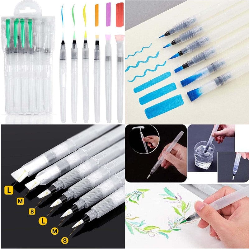 My Store PAINTING BRUSH 6 PC WATER COLOUR BRUSH SET