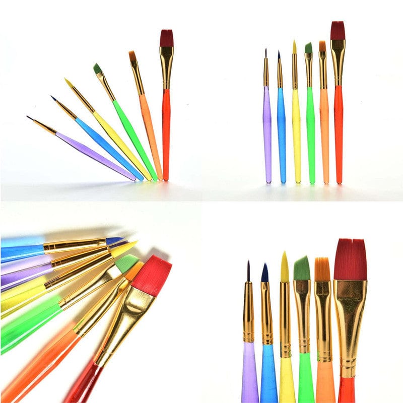 My Store PAINTING BRUSH 6 PC  MIX BRUSH SET