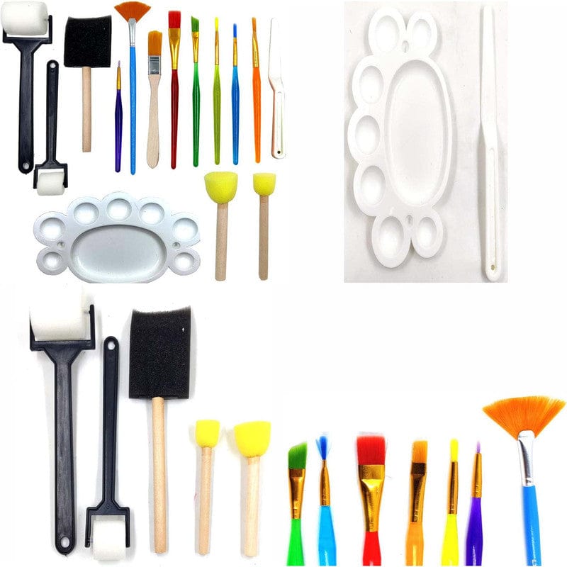 My Store PAINTING BRUSH 15 PC MIX PAINTING TOOLS