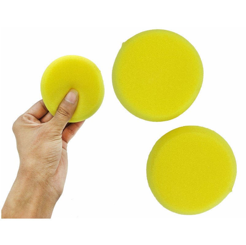 My Store POTTERY TOOL 2 PC ROUND YELLOW SPONGE