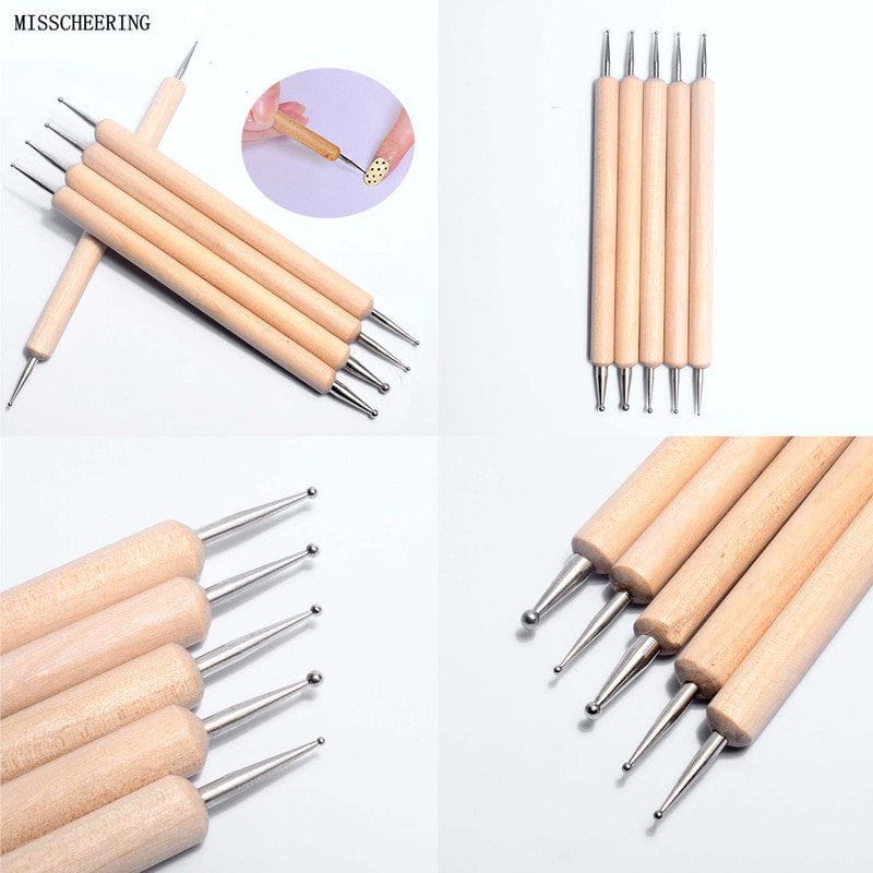 My Store EMBOSSING TOOLS 5 PC 2 SIDED EMBOSSING TOOL