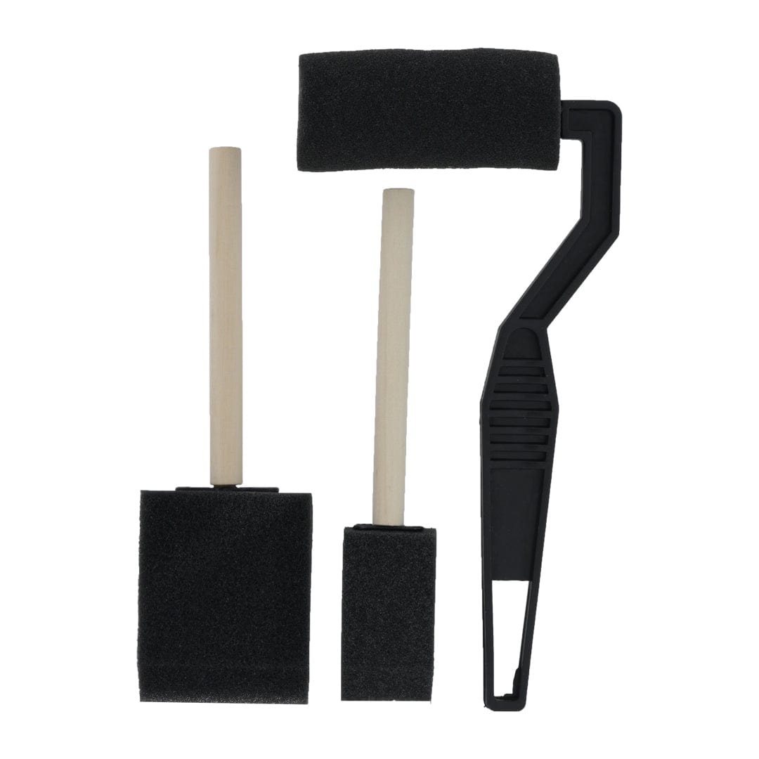 Crafteria 3 In 1 Foam Brush and Roller Set