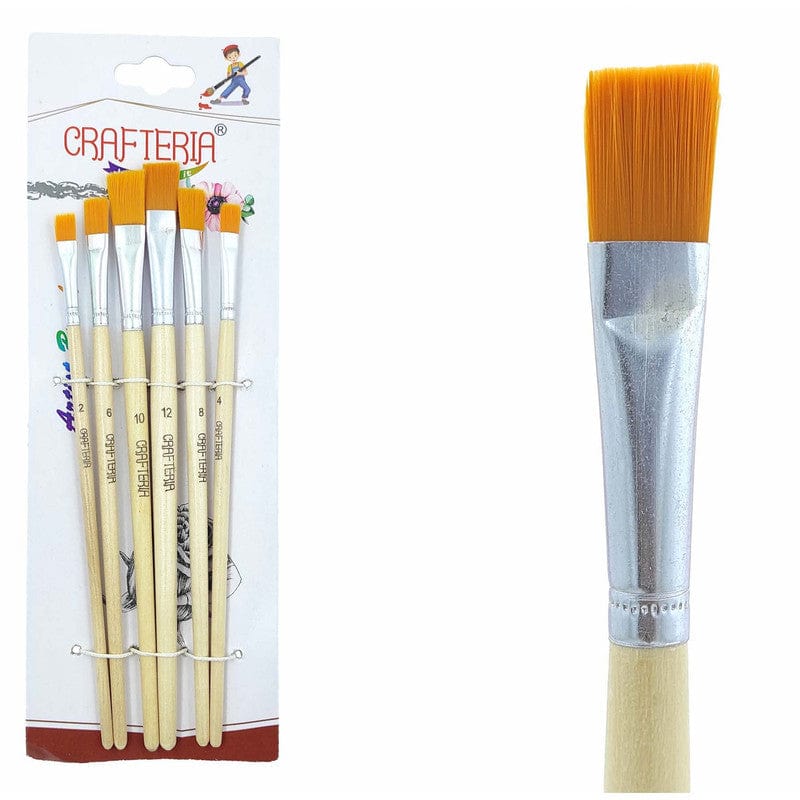 My Store PAINTING BRUSH 6 PC FLAT BRUSH