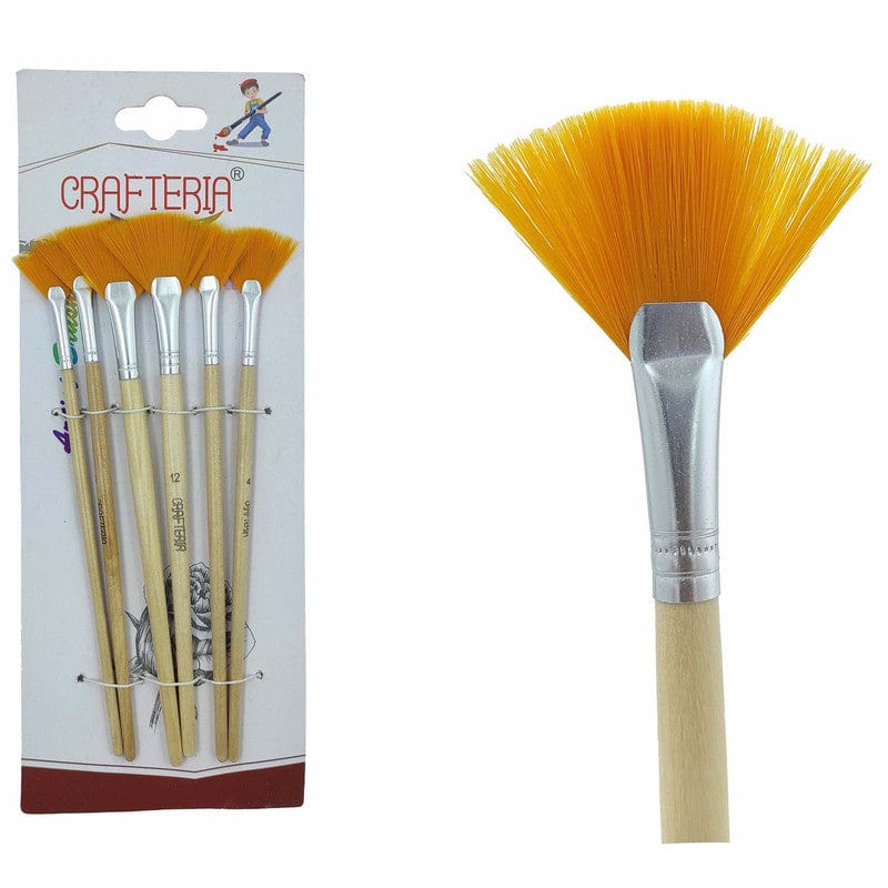 My Store PAINTING BRUSH 6 PC FAN BRUSH