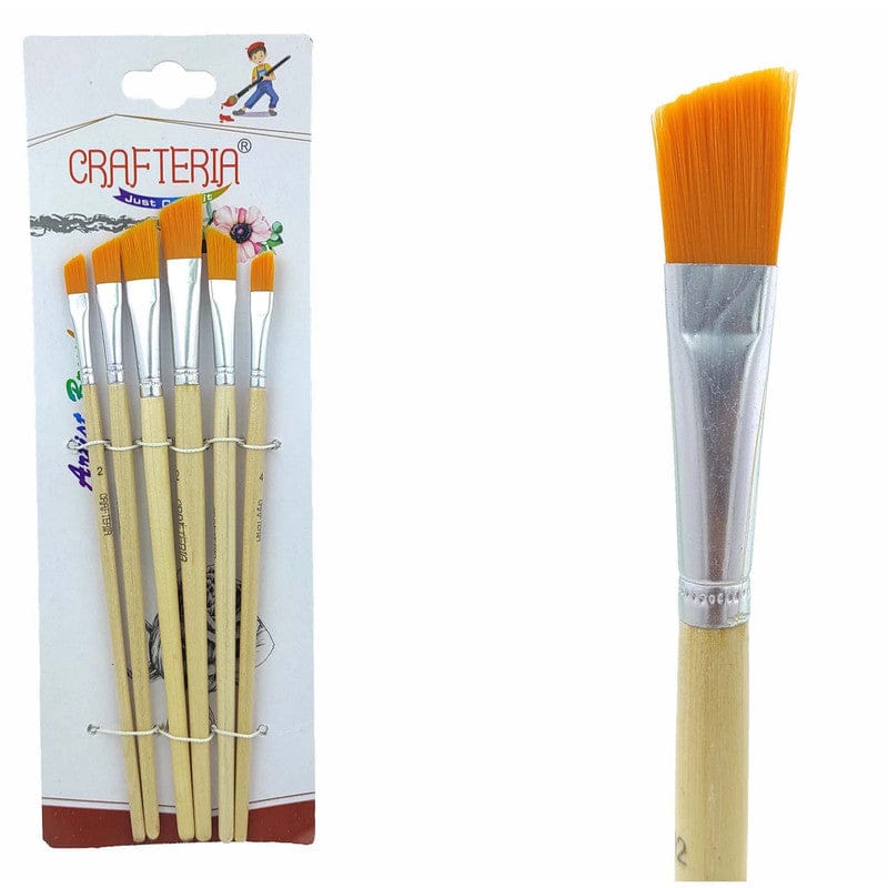 My Store PAINTING BRUSH 6 PC ANGULAR BRUSH