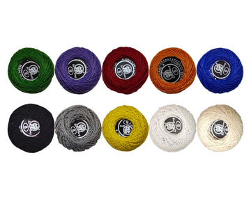 Crafteria 10 IN 1 SINGLE COLOUR EMBROIDERY THREAD