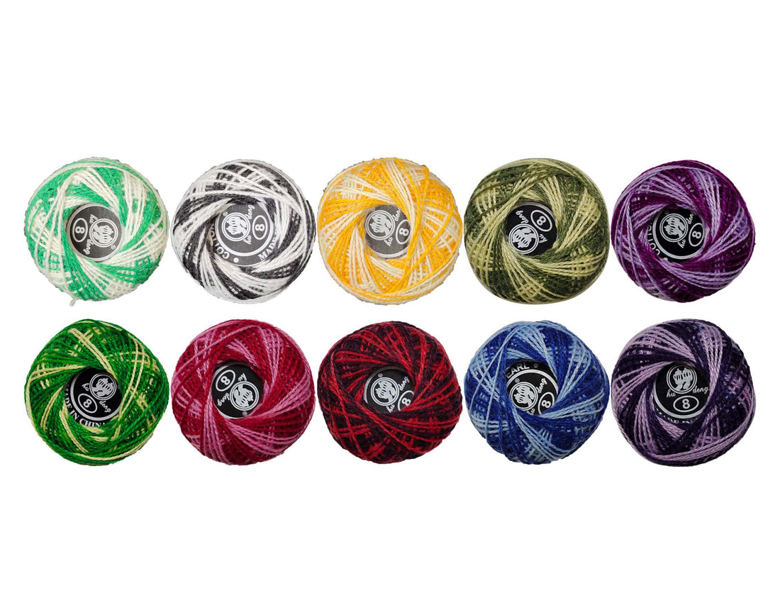 Crafteria 10 IN 1 TWO COLOUR EMBROIDERY THREAD