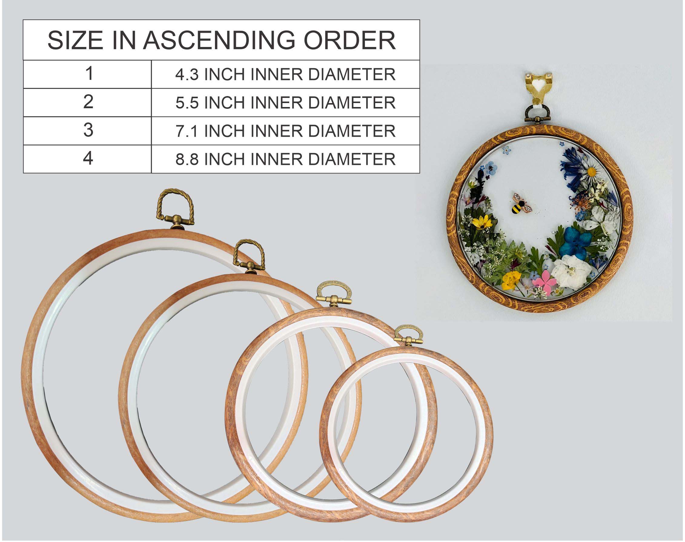 Embroiday Rings 4 In 1 Size In Embroidery Ring