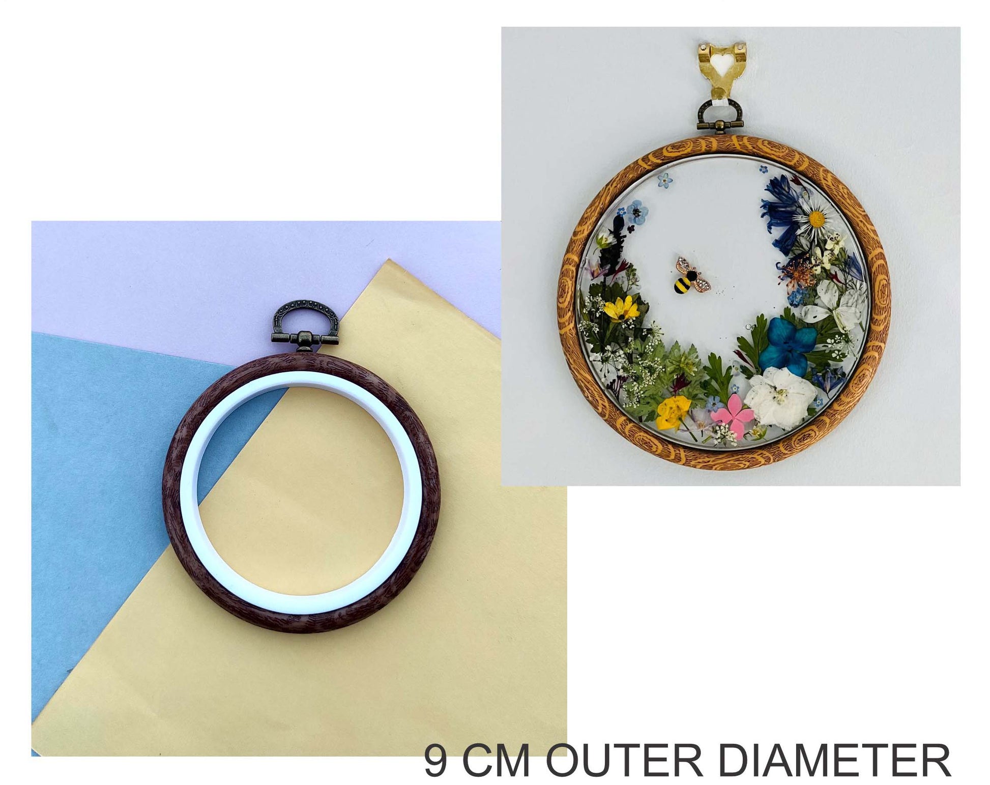 Crafteria 9CM ROUND EMBROIDERY RING