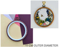 Crafteria 11CM ROUND EMBROIDERY RING