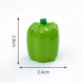 Crafteria Green Capsicum (4Pcs) Vegetable Miniature Series