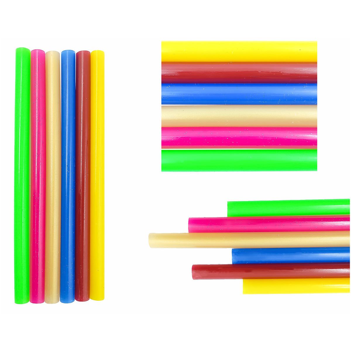 Crafteria THICK / COLOUR 6PCS GLUE STICK