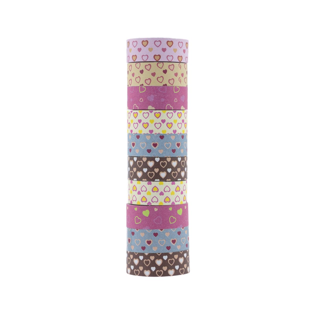 My Store WASHI TAPE Fabric Tape Mix Design 5MtX1.5Cm