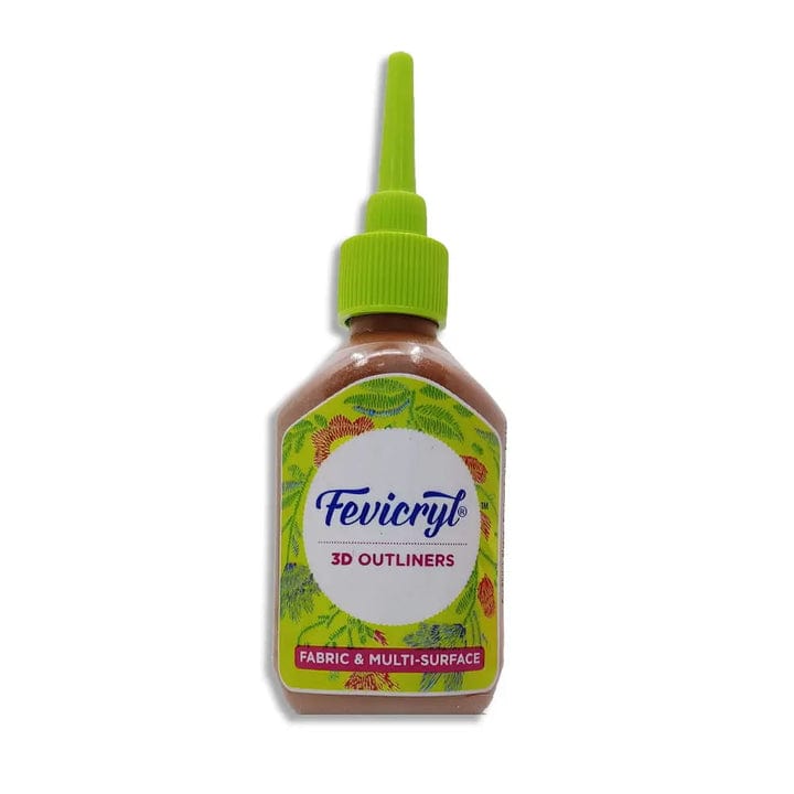 Pidilite Burnt Sienna-706 Fevicryl 3D Outliner Regular (20ml)