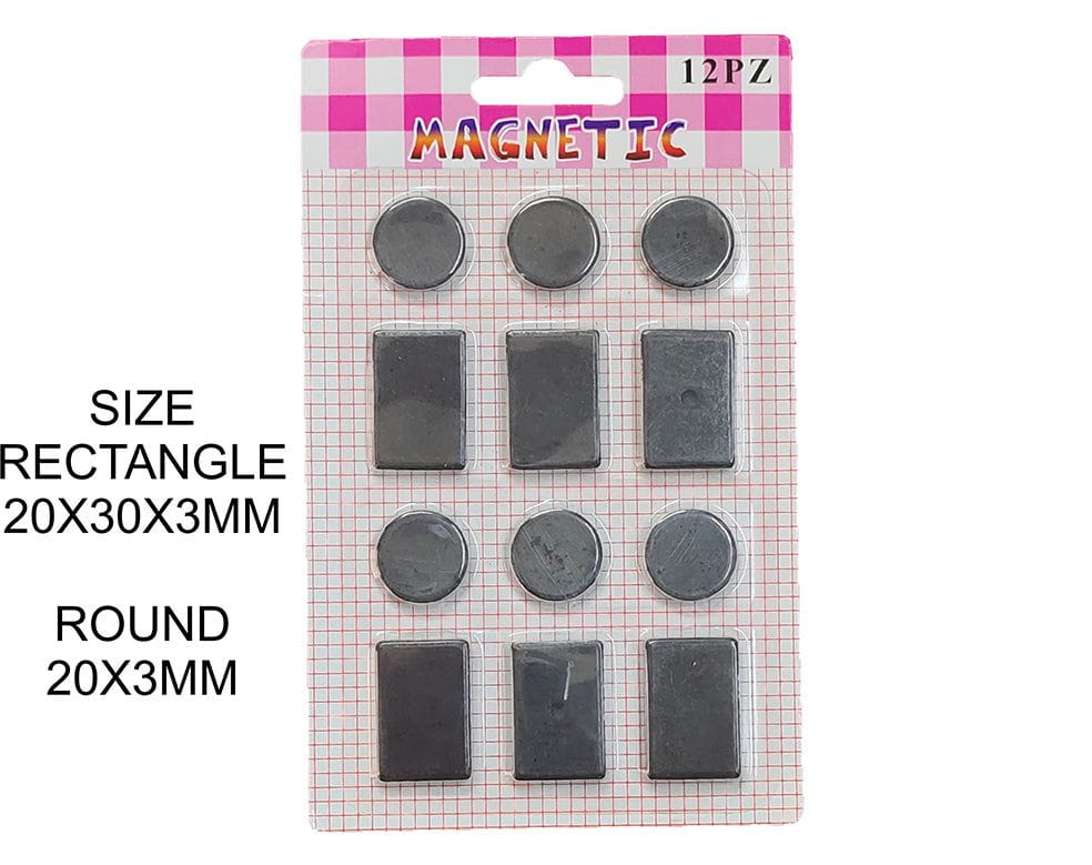 my store MAGNETS 12PCS MAGNET (6 ROUND & 6 RECTANGLE)