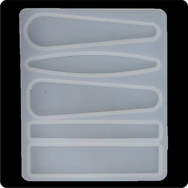 My Store Silicon Mould 5 CAVITY HAIR PIN MOULD