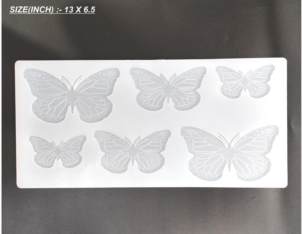 My Store Silicon Mould 6 CAVITY 3D BUTTERFLY MOULD