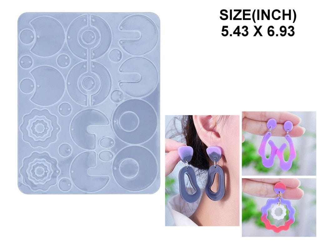 My Store Silicon Mould EARRING KEYCHAIN & PENDANT JEWELLERY MOULD