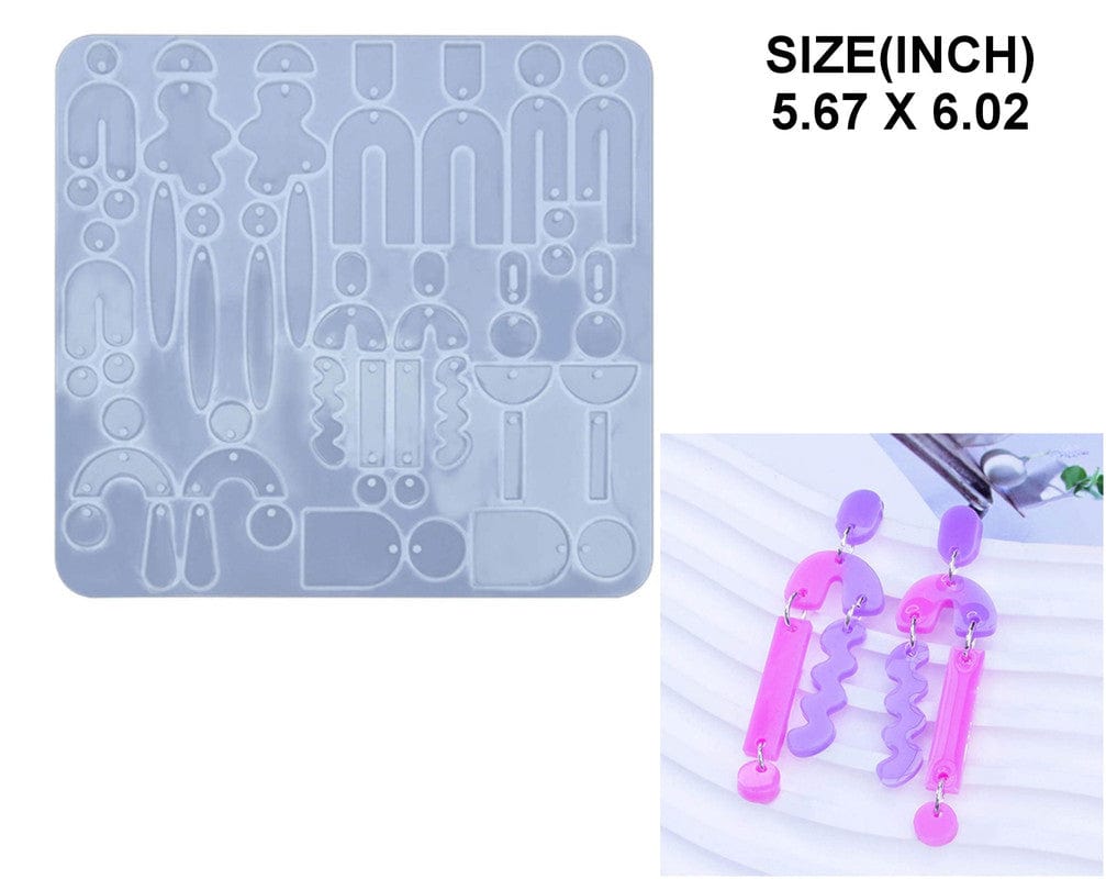 My Store Silicon Mould EARRING KEYCHAIN & PENDANT JEWELLERY MOULD