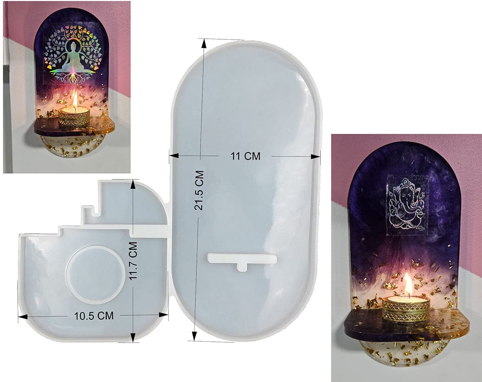 My Store Silicon Mould HANGING TEA LIGHT MOULD