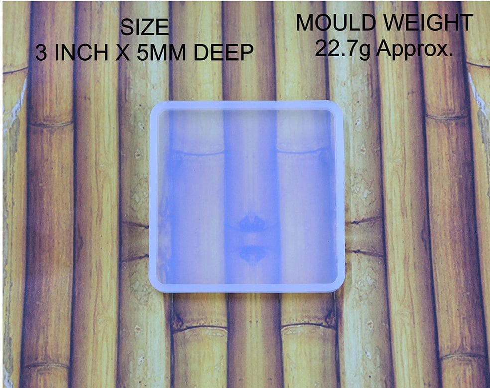 My Store Silicon Mould 3" SQUARE COASTER MOULD