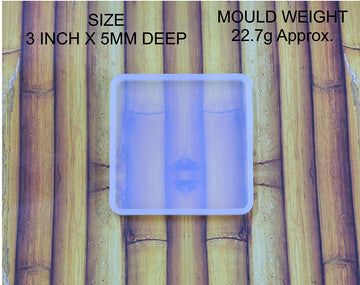 My Store Silicon Mould 3" SQUARE COASTER MOULD