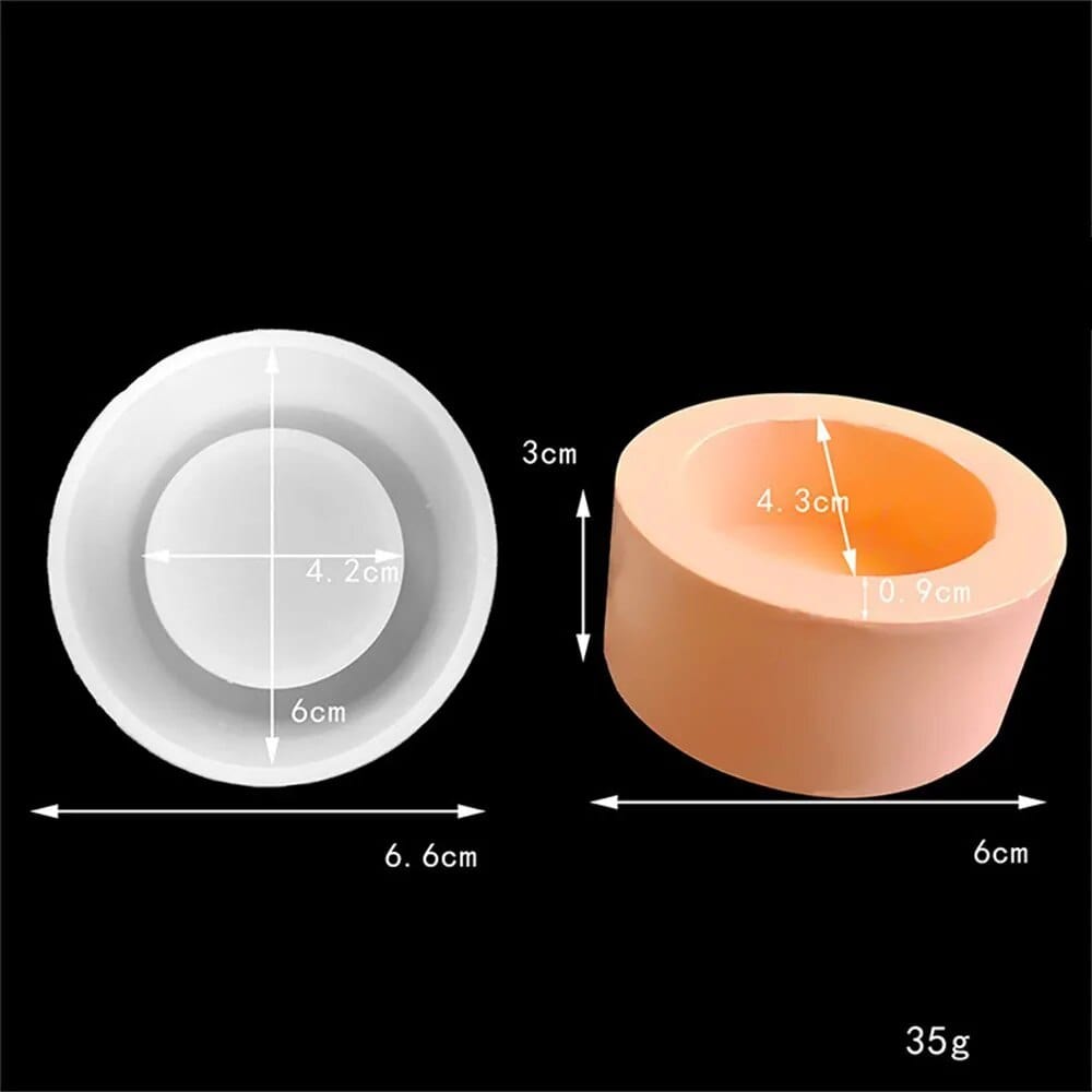 1 Cavity Capsule Tea Light Holder Mould