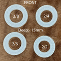 Crafteria Silicon Mould 4 Pcs Deep Bangle Mould