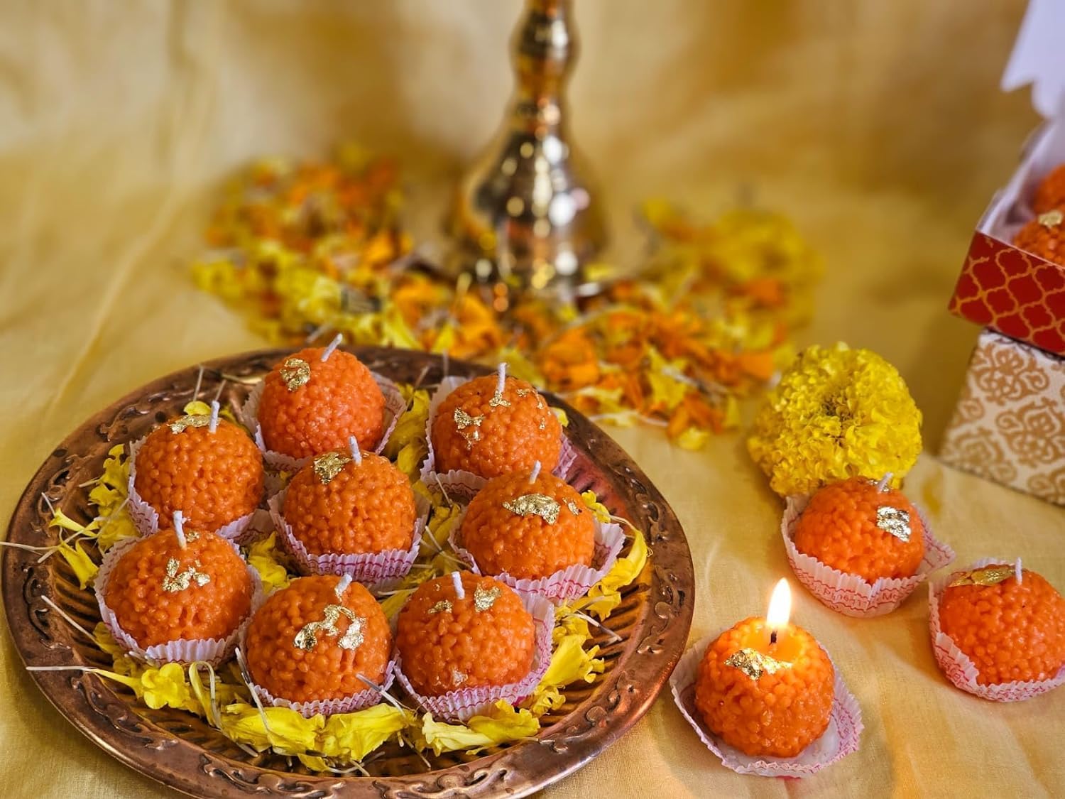 My Store Motichoor Laduu Candle Mould