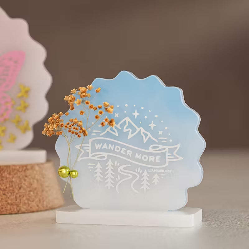 My Store 6 Cavity Agate Round Frame With Stand Mould