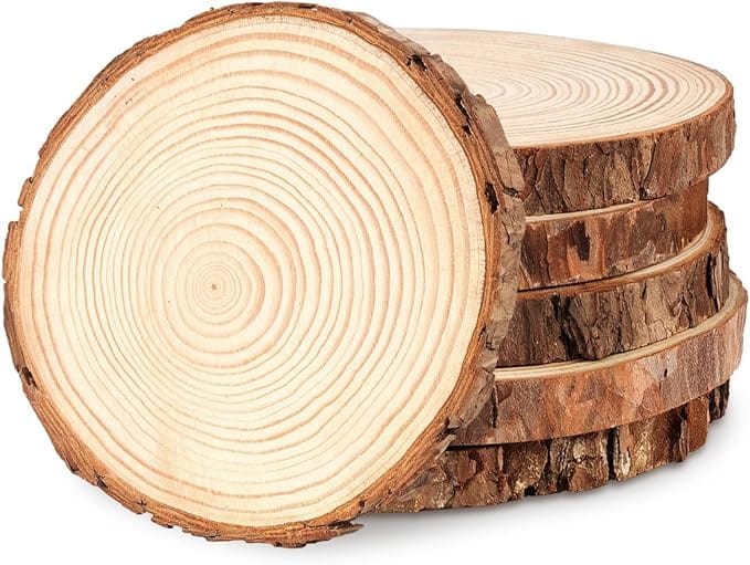 Crafteria Natural Wooden Coaster