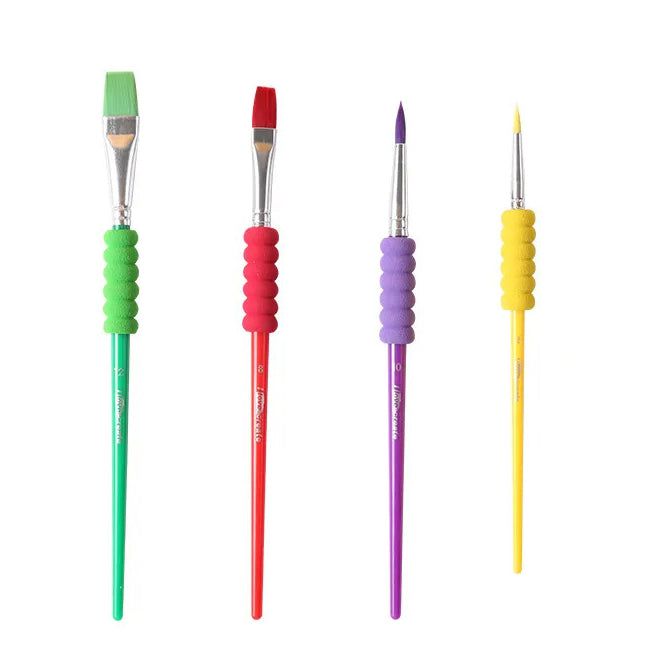 Crafteria 4 PCS BRUSH SET EVA GRIP