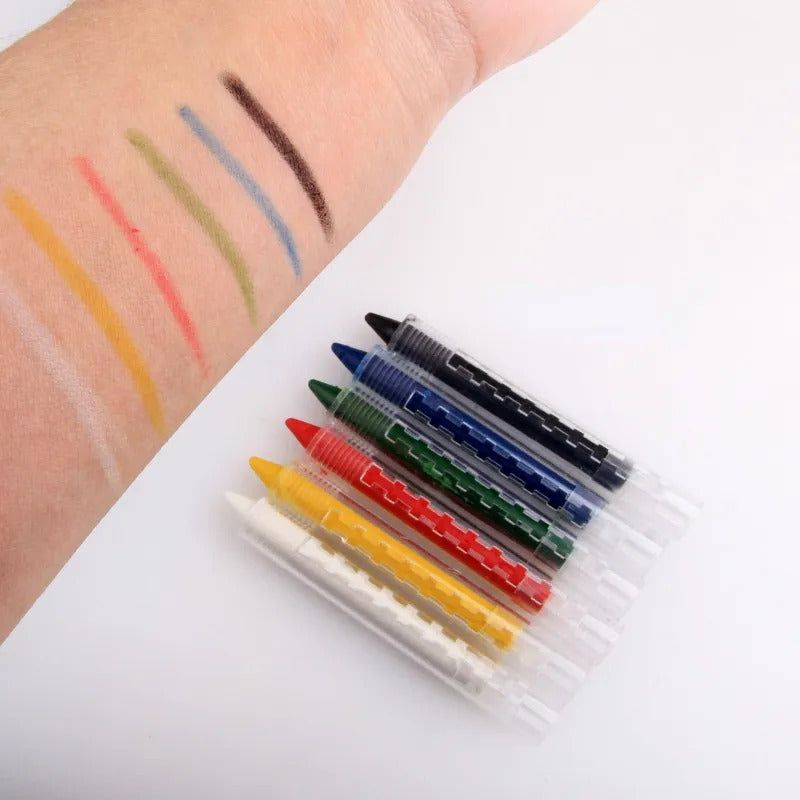 Crafteria 6 PCS CLASSIC FACE PAINT STICKS