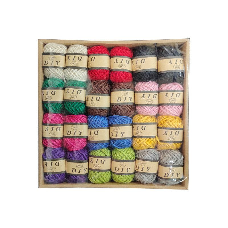 My Store DORI/ROPE/LACE 24 PC COLOUR JUTE DORI