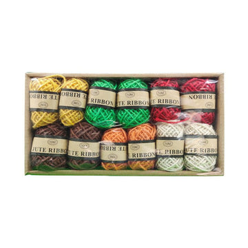 My Store DORI/ROPE/LACE 12 PC COLOUR JUTE DORI