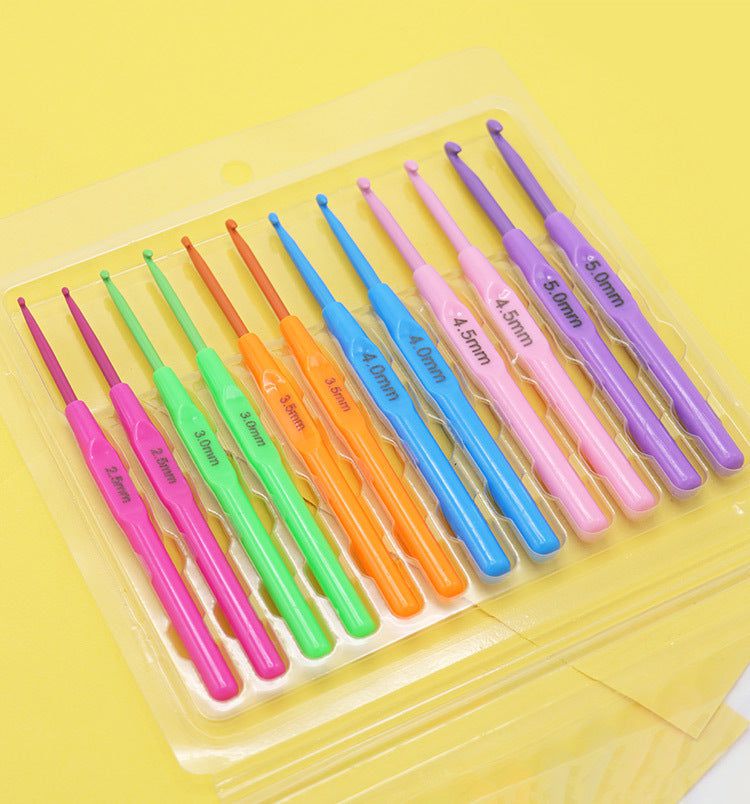 My Store CROCHET HOOKS 12 IN 1 CROCHET PLASTIC HANDLE SET