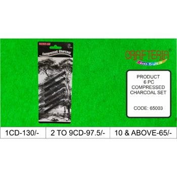 My Store COLOURS 6 PCS CPRESSED CHARCOAL SET