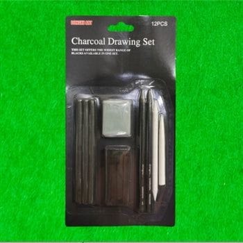 My Store COLOURS 12 Pcs Charcoal Set
