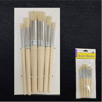 My Store PAINTING BRUSH 6 PC STENCIL BRUSH SET