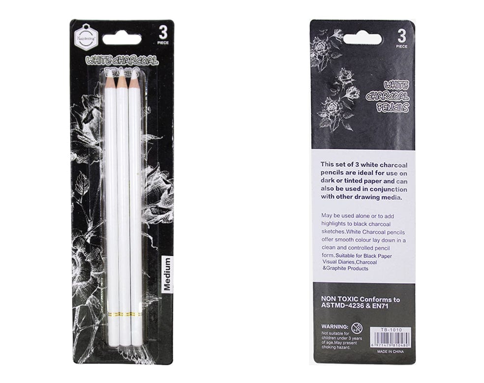 My Store PAINTING BRUSH 3 PC CHARCOAL PENCIL SET