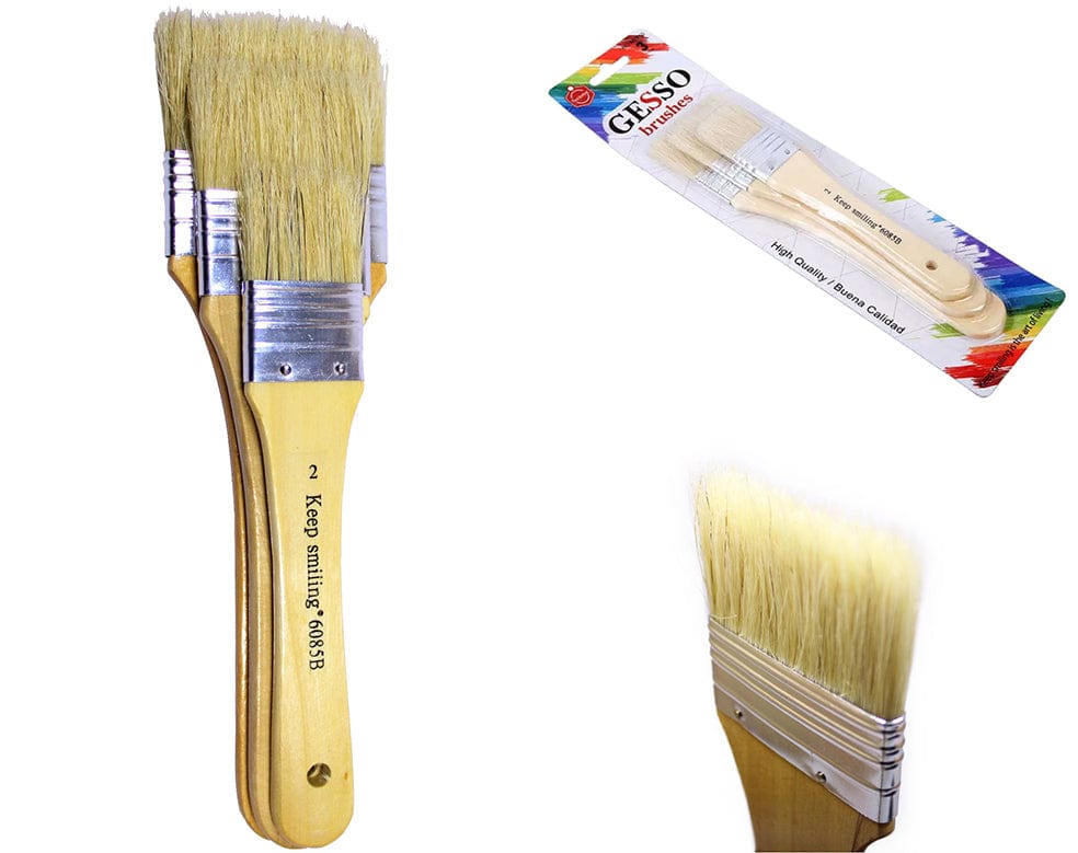 My Store PAINTING ACC 3PCS GESSO BRUSHES