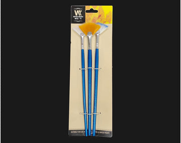 My Store PAINTING BRUSH 3 PC FAN BRUSH SET