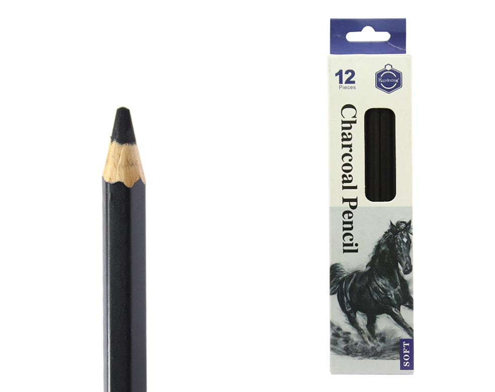 My Store PAINTING BRUSH 12 PC LOOSE CHARCOAL PENCIL SET